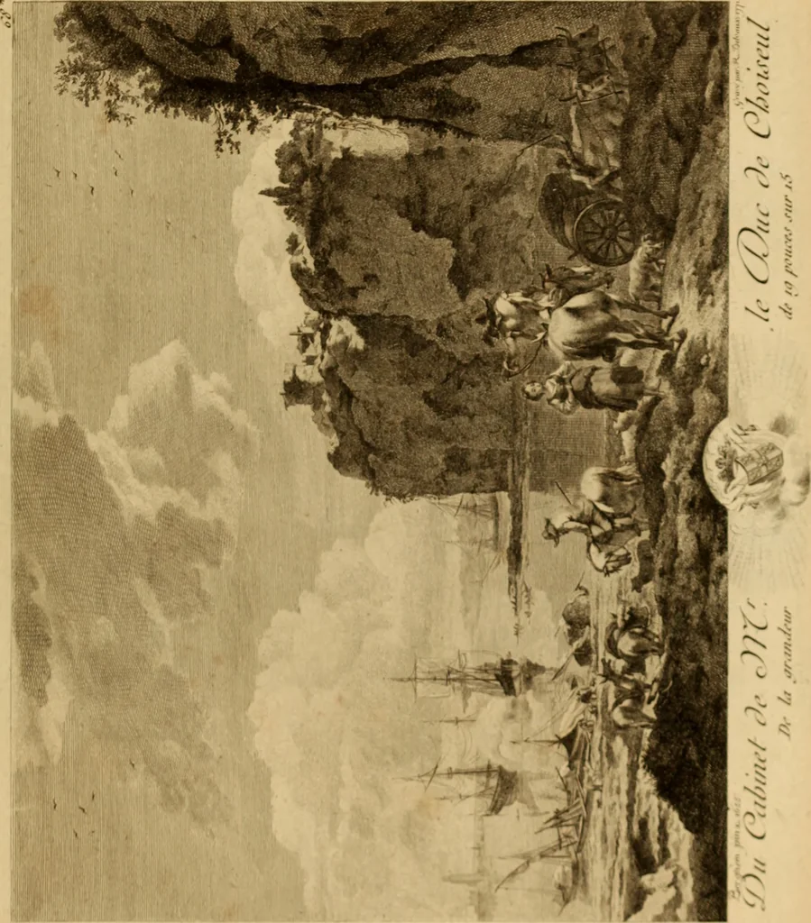 An illustration from Recueil d'estampes gravées d'après les tableaux du cabinet de Monseigneur le duc de Choiseul, 1771, leaf 158