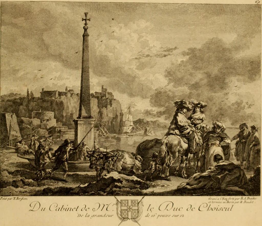 An illustration from Recueil d'estampes gravées d'après les tableaux du cabinet de Monseigneur le duc de Choiseul, 1771, leaf 160