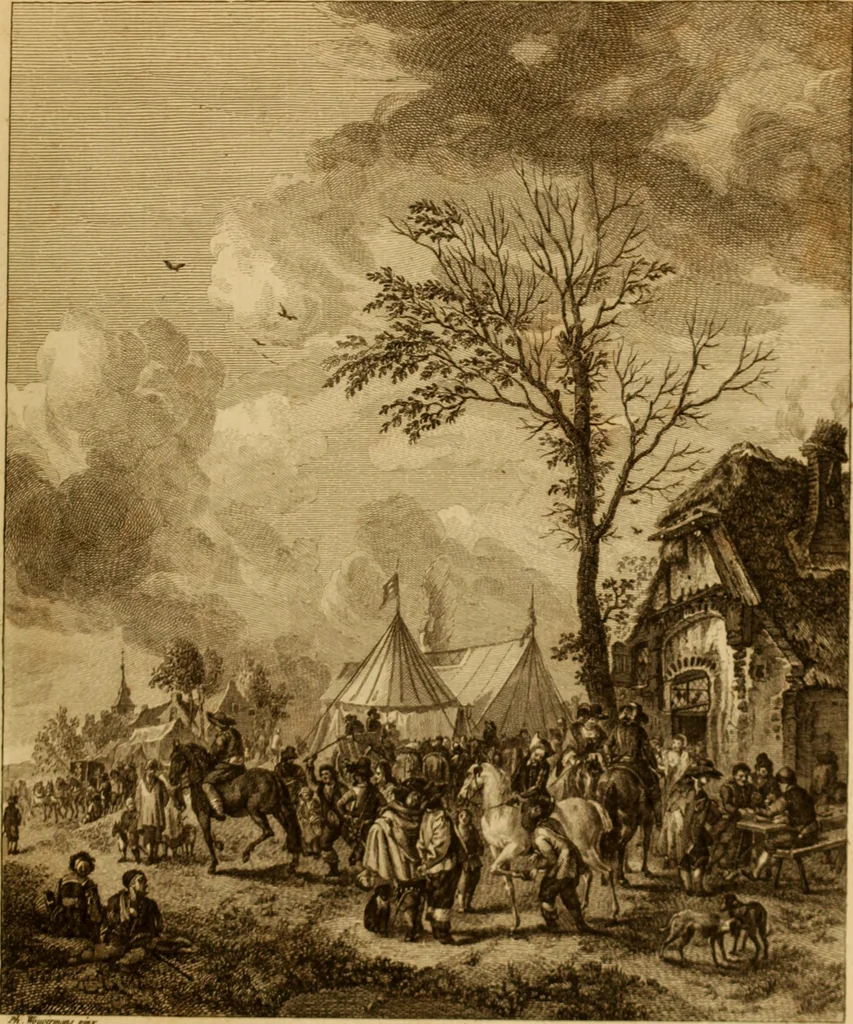 An illustration from Recueil d'estampes gravées d'après les tableaux du cabinet de Monseigneur le duc de Choiseul, 1771, leaf 168