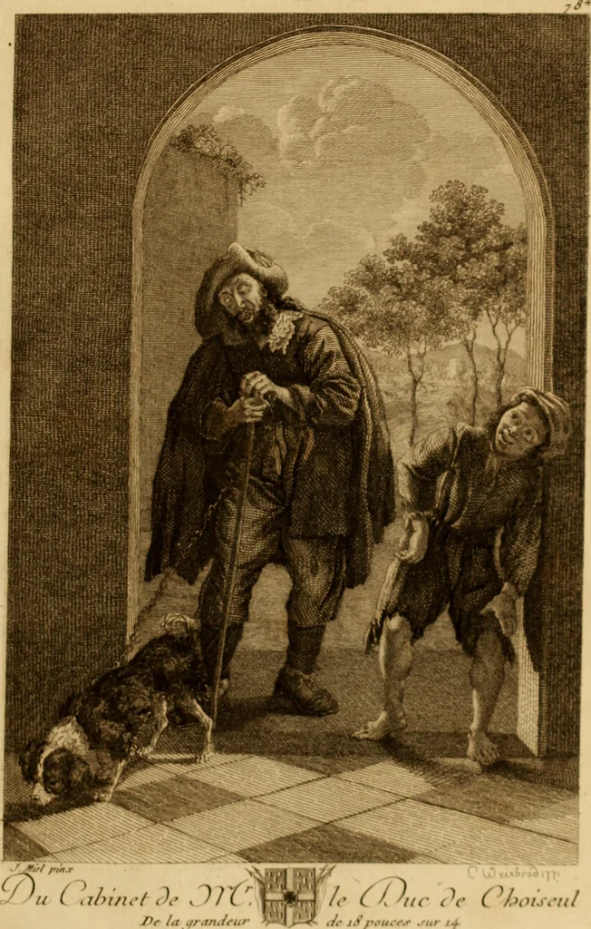 An illustration from Recueil d'estampes gravées d'après les tableaux du cabinet de Monseigneur le duc de Choiseul, 1771, leaf 186