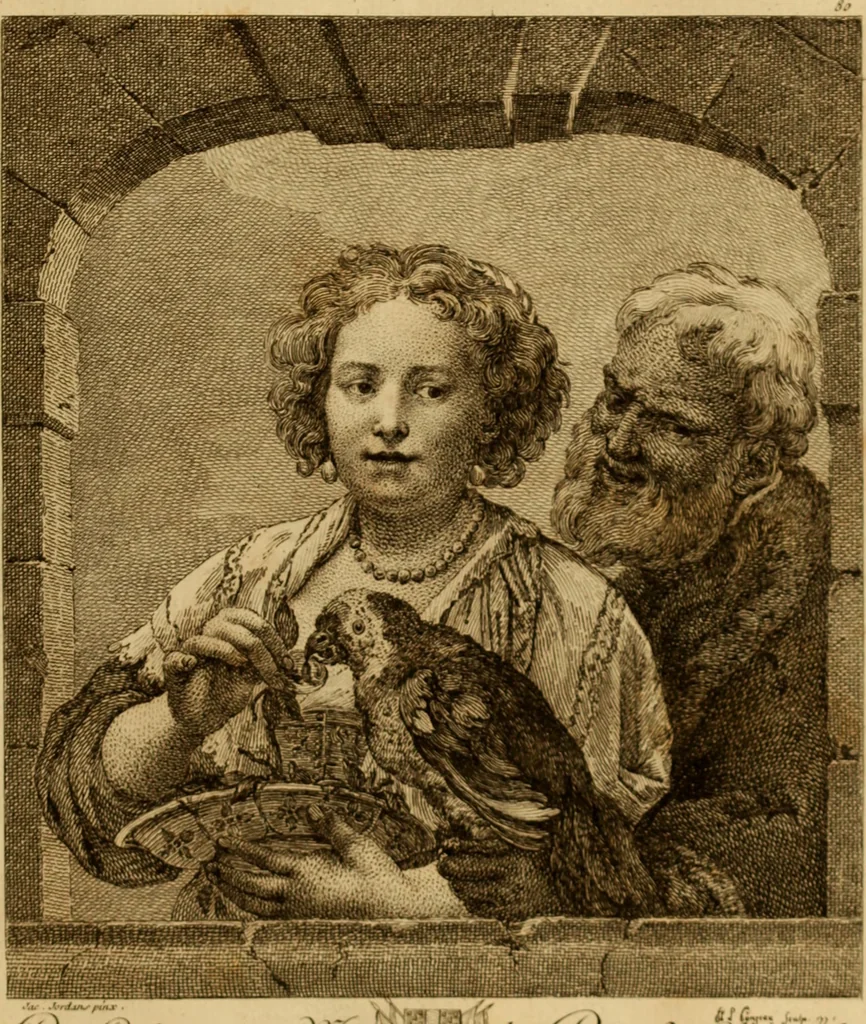 An illustration from Recueil d'estampes gravées d'après les tableaux du cabinet de Monseigneur le duc de Choiseul, 1771, leaf 190