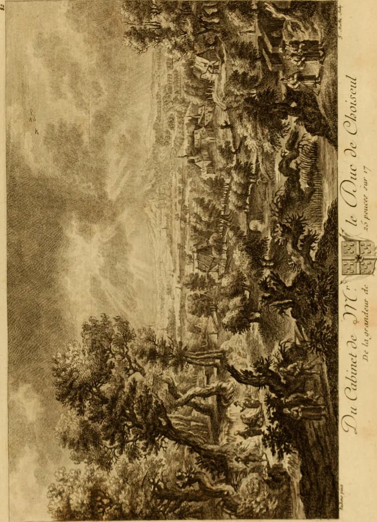 An illustration from Recueil d'estampes gravées d'après les tableaux du cabinet de Monseigneur le duc de Choiseul, 1771, leaf 194