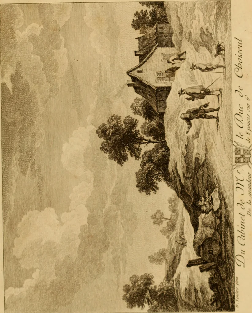 An illustration from Recueil d'estampes gravées d'après les tableaux du cabinet de Monseigneur le duc de Choiseul, 1771, leaf 200