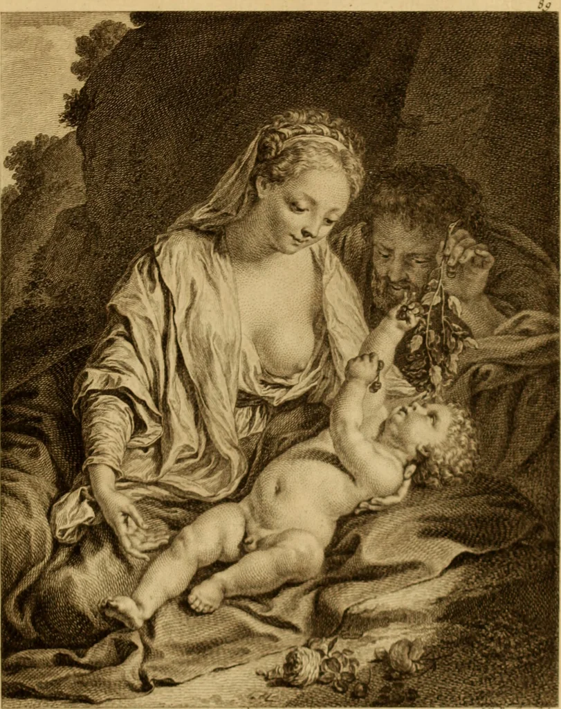 An illustration from Recueil d'estampes gravées d'après les tableaux du cabinet de Monseigneur le duc de Choiseul, 1771, leaf 208