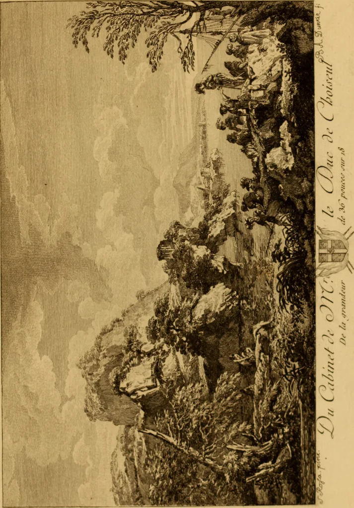 An illustration from Recueil d'estampes gravées d'après les tableaux du cabinet de Monseigneur le duc de Choiseul, 1771, leaf 224