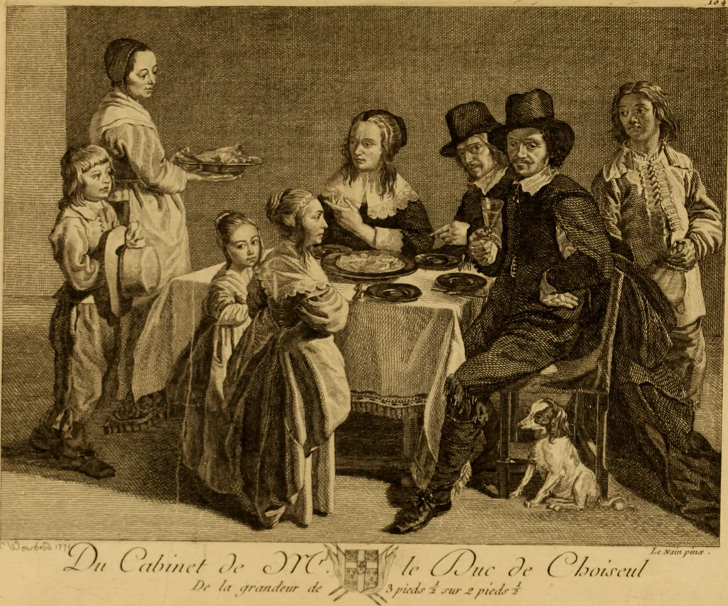 An illustration from Recueil d'estampes gravées d'après les tableaux du cabinet de Monseigneur le duc de Choiseul, 1771, leaf 236