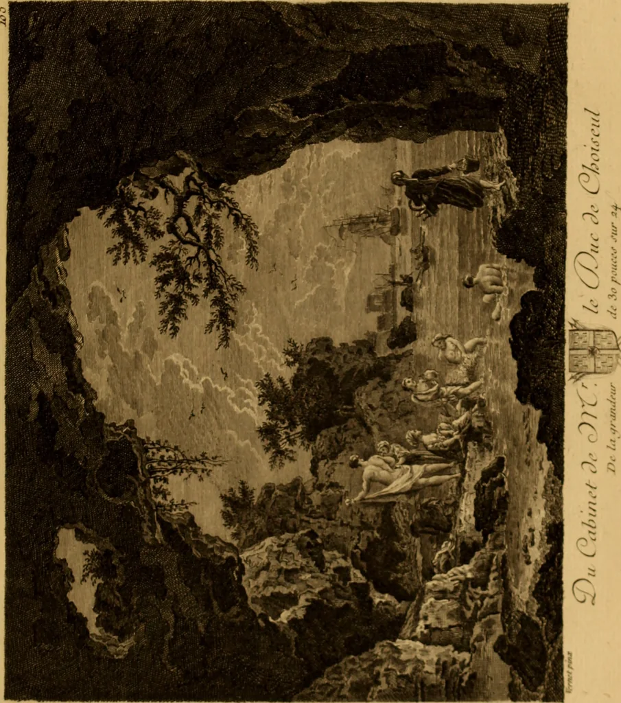 An illustration from Recueil d'estampes gravées d'après les tableaux du cabinet de Monseigneur le duc de Choiseul, 1771, leaf 240
