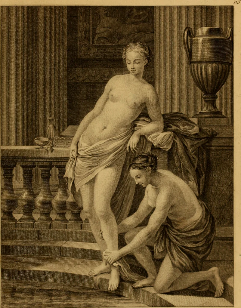 An illustration from Recueil d'estampes gravées d'après les tableaux du cabinet de Monseigneur le duc de Choiseul, 1771, leaf 256