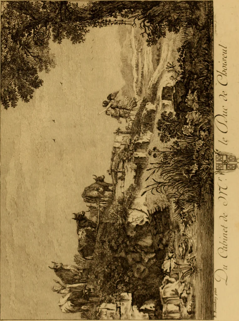 An illustration from Recueil d'estampes gravées d'après les tableaux du cabinet de Monseigneur le duc de Choiseul, 1771, leaf 274