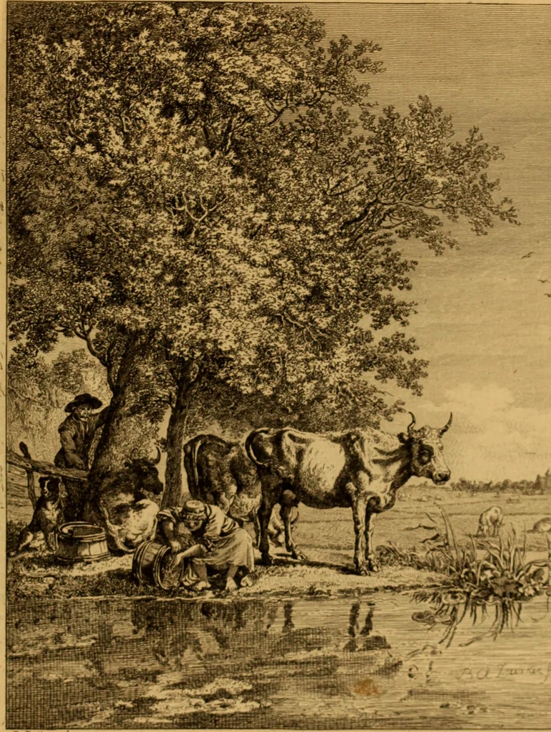 An illustration from Recueil d'estampes gravées d'après les tableaux du cabinet de Monseigneur le duc de Choiseul, 1771, leaf 40