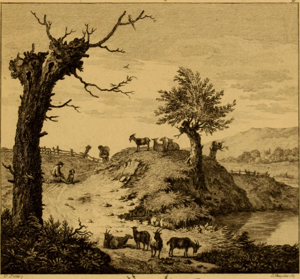 An illustration from Recueil d'estampes gravées d'après les tableaux du cabinet de Monseigneur le duc de Choiseul, 1771, leaf 42