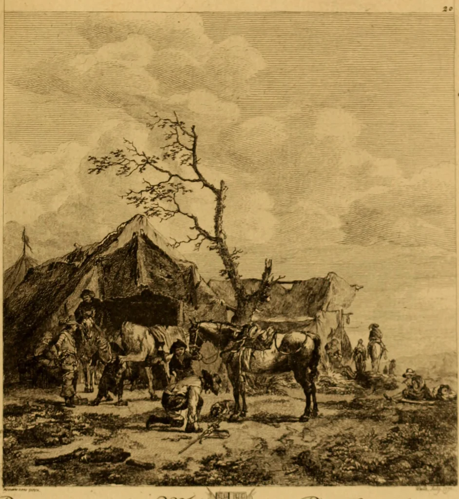 An illustration from Recueil d'estampes gravées d'après les tableaux du cabinet de Monseigneur le duc de Choiseul, 1771, leaf 62