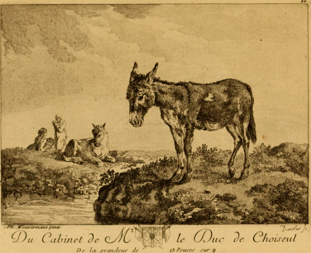 An illustration from Recueil d'estampes gravées d'après les tableaux du cabinet de Monseigneur le duc de Choiseul, 1771, leaf 66
