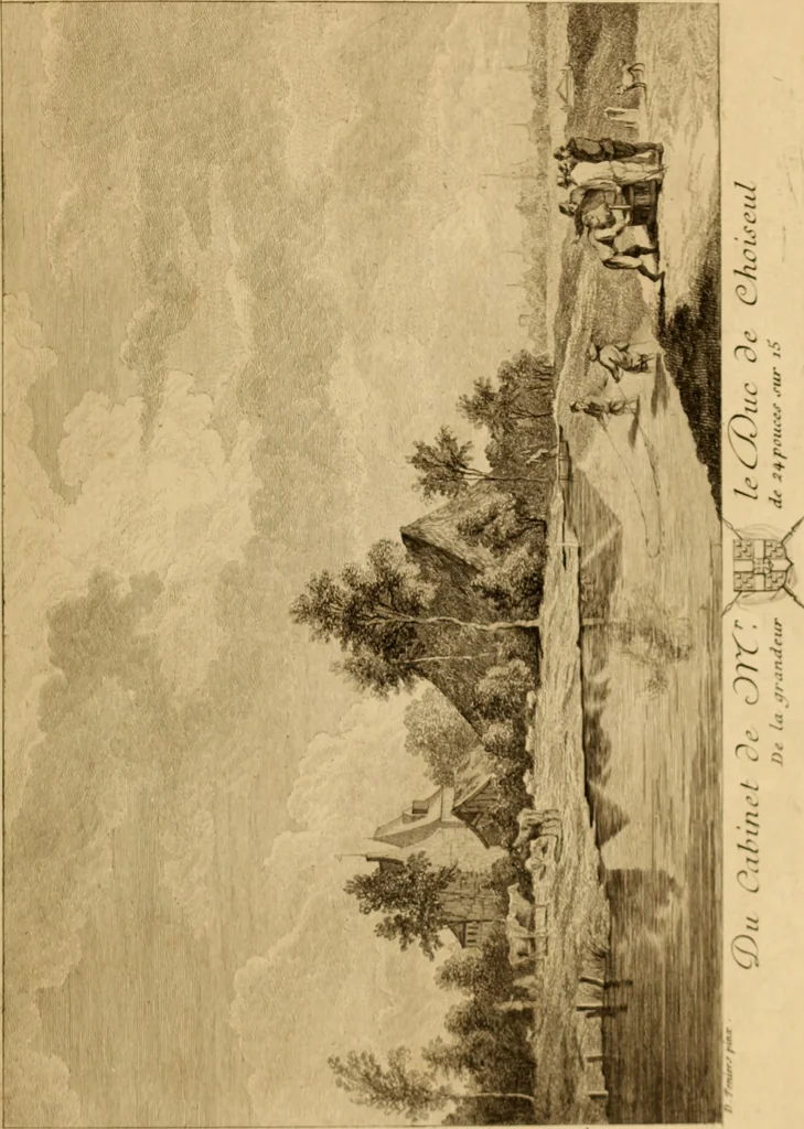 An illustration from Recueil d'estampes gravées d'après les tableaux du cabinet de Monseigneur le duc de Choiseul, 1771, leaf 92
