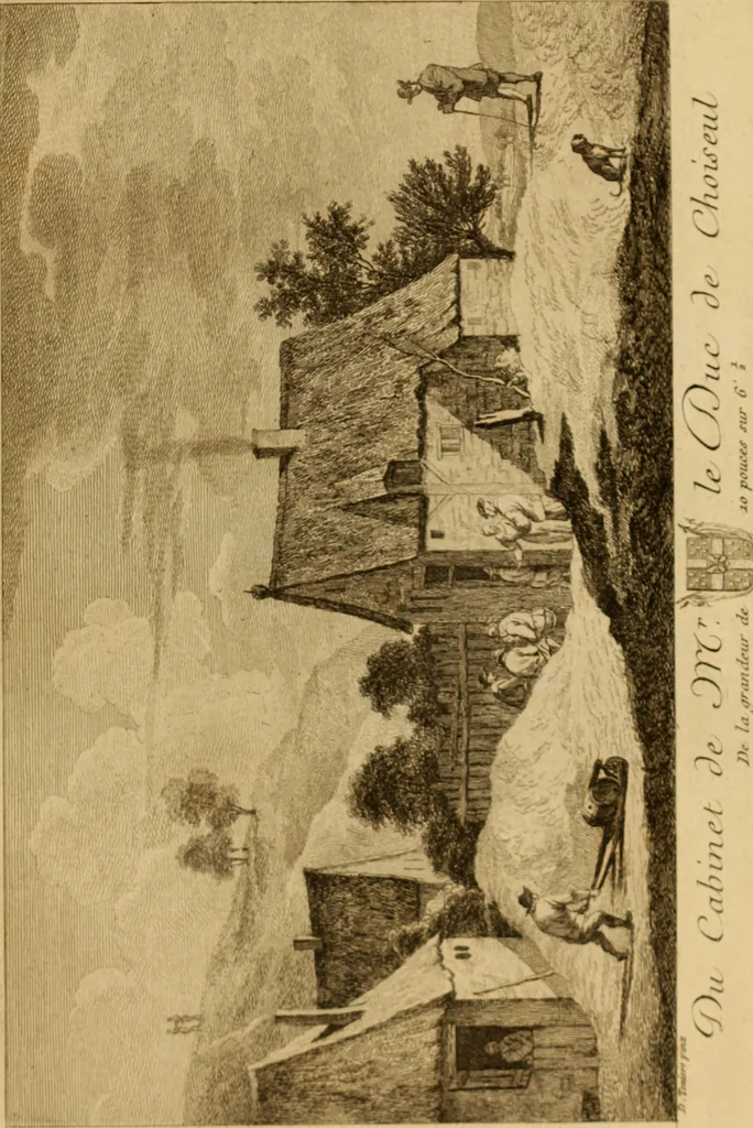 An illustration from Recueil d'estampes gravées d'après les tableaux du cabinet de Monseigneur le duc de Choiseul, 1771, leaf 94