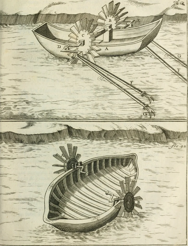 An illustration from Recueil d'ouvrages curieux de mathematique et de mecanique; ou, Description du cabinet de monsieur Grollier de Serviere, 1719, leaf 218
