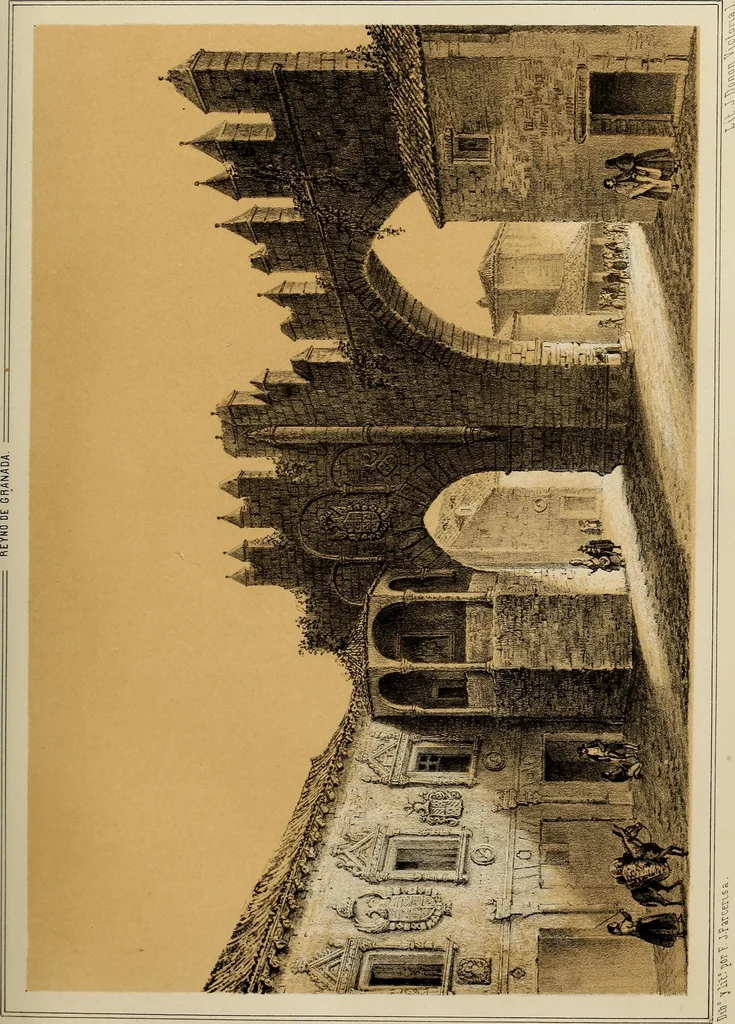 An illustration from Recuerdos y bellezas de España : bajo la real proteccion de ... la reina y el rey ; Obra destinada á dar á conocer sus monumentos y antiguedades en láminas dibujadas del natural y litografiadas por F.J. Parcerisa, 1850, leaf 222