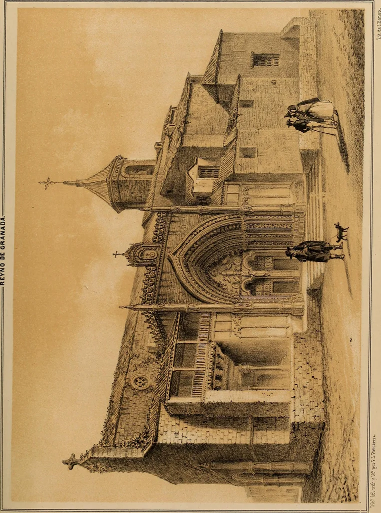 An illustration from Recuerdos y bellezas de España : bajo la real proteccion de ... la reina y el rey ; Obra destinada á dar á conocer sus monumentos y antiguedades en láminas dibujadas del natural y litografiadas por F.J. Parcerisa, 1850, leaf 250