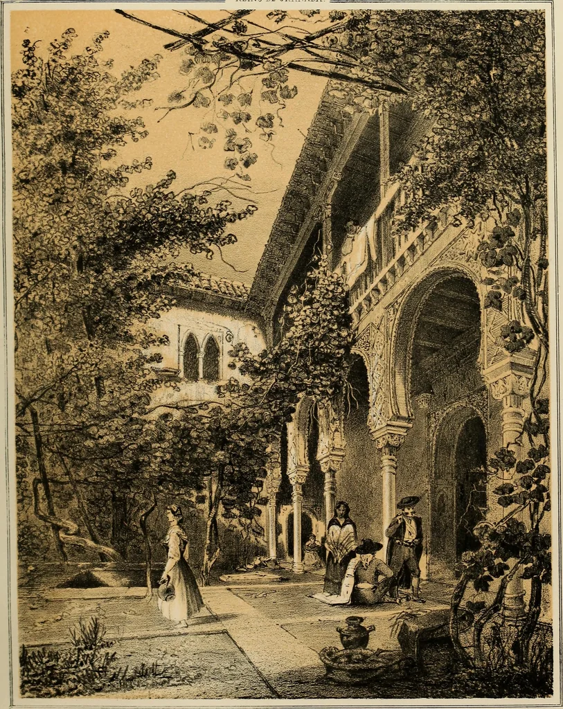 An illustration from Recuerdos y bellezas de España : bajo la real proteccion de ... la reina y el rey ; Obra destinada á dar á conocer sus monumentos y antiguedades en láminas dibujadas del natural y litografiadas por F.J. Parcerisa, 1850, leaf 456