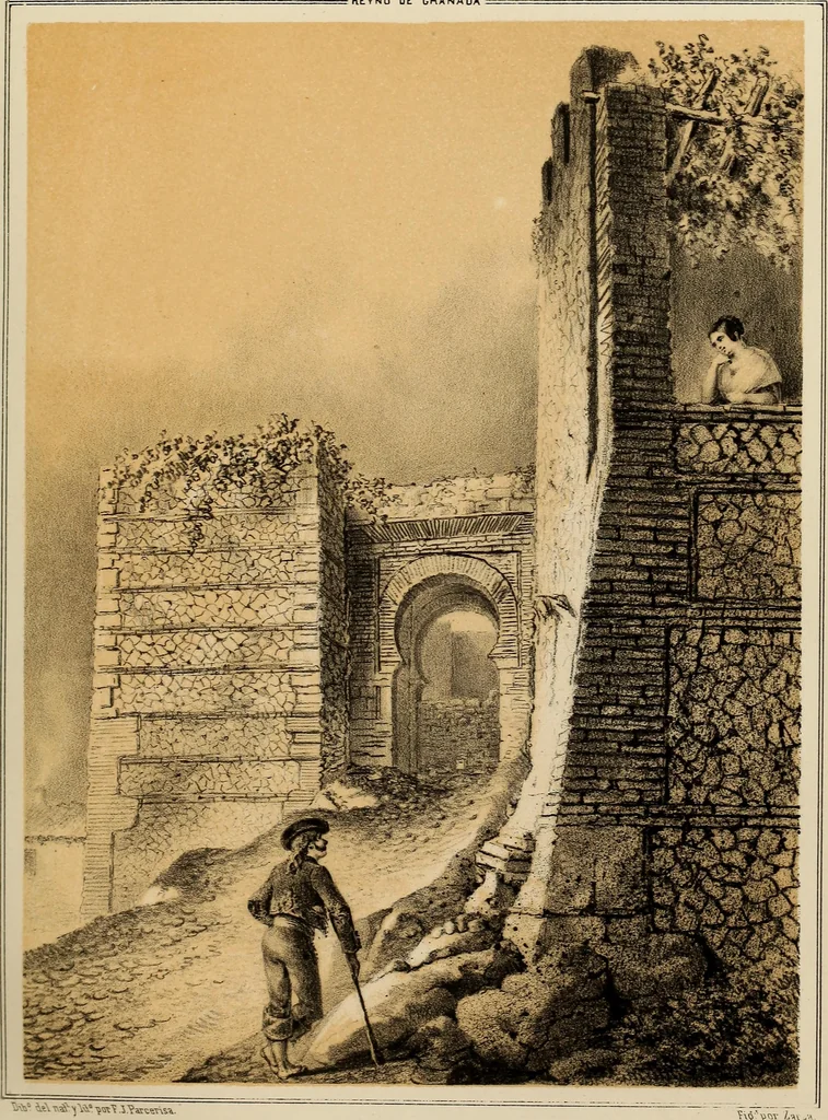 An illustration from Recuerdos y bellezas de España : bajo la real proteccion de ... la reina y el rey ; Obra destinada á dar á conocer sus monumentos y antiguedades en láminas dibujadas del natural y litografiadas por F.J. Parcerisa, 1850, leaf 470