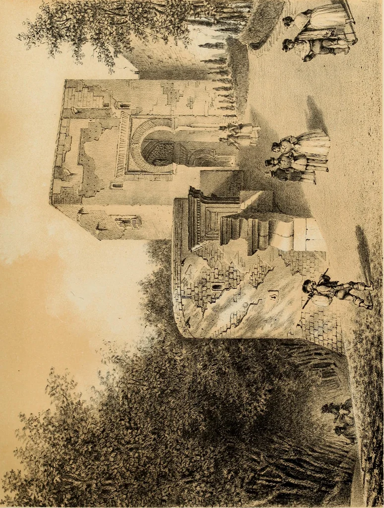 An illustration from Recuerdos y bellezas de España : bajo la real proteccion de ... la reina y el rey ; Obra destinada á dar á conocer sus monumentos y antiguedades en láminas dibujadas del natural y litografiadas por F.J. Parcerisa, 1850, leaf 480