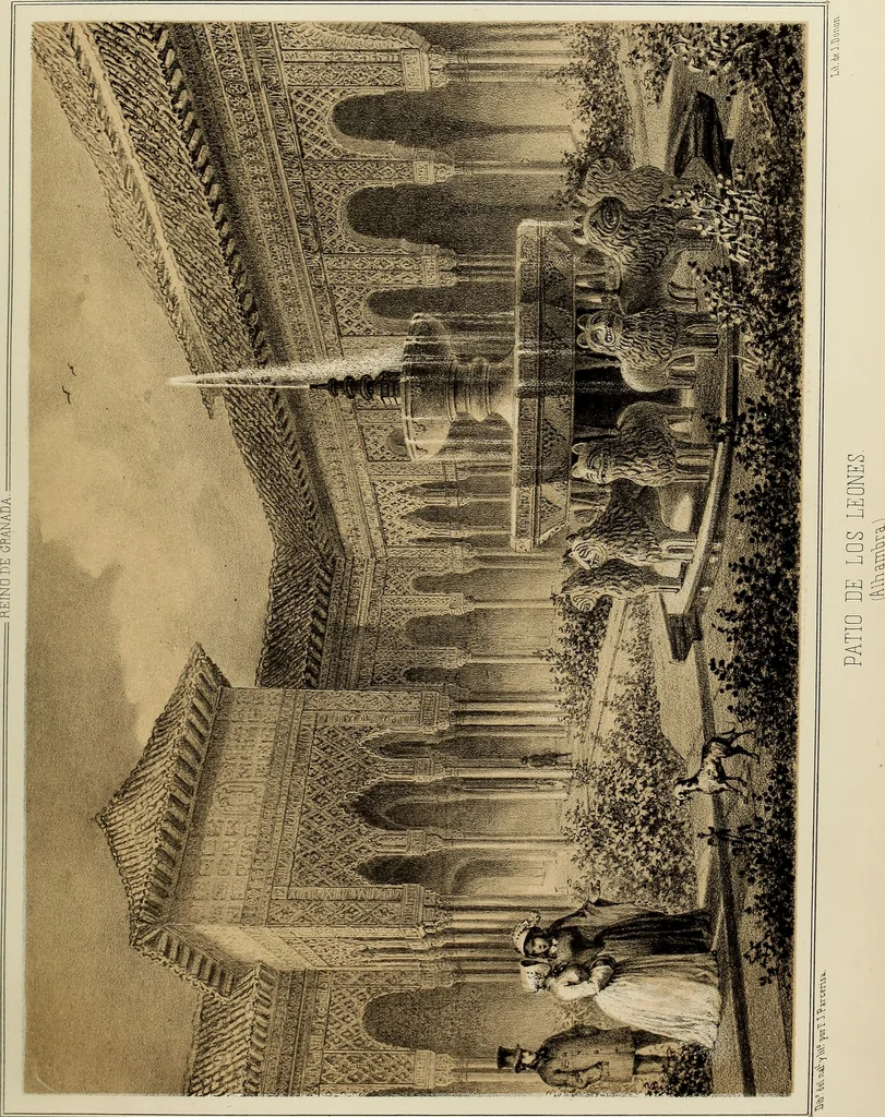 An illustration from Recuerdos y bellezas de España : bajo la real proteccion de ... la reina y el rey ; Obra destinada á dar á conocer sus monumentos y antiguedades en láminas dibujadas del natural y litografiadas por F.J. Parcerisa, 1850, leaf 516