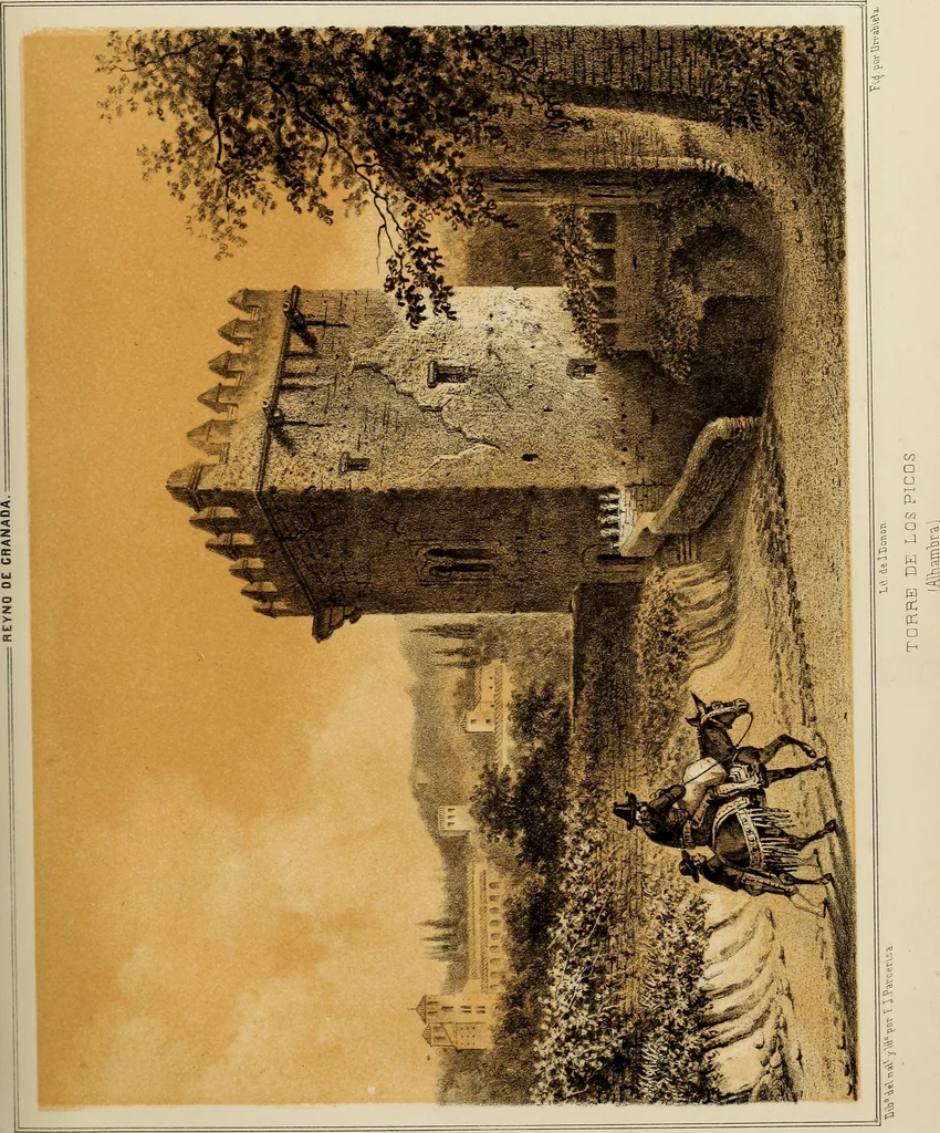 An illustration from Recuerdos y bellezas de España : bajo la real proteccion de ... la reina y el rey ; Obra destinada á dar á conocer sus monumentos y antiguedades en láminas dibujadas del natural y litografiadas por F.J. Parcerisa, 1850, leaf 554