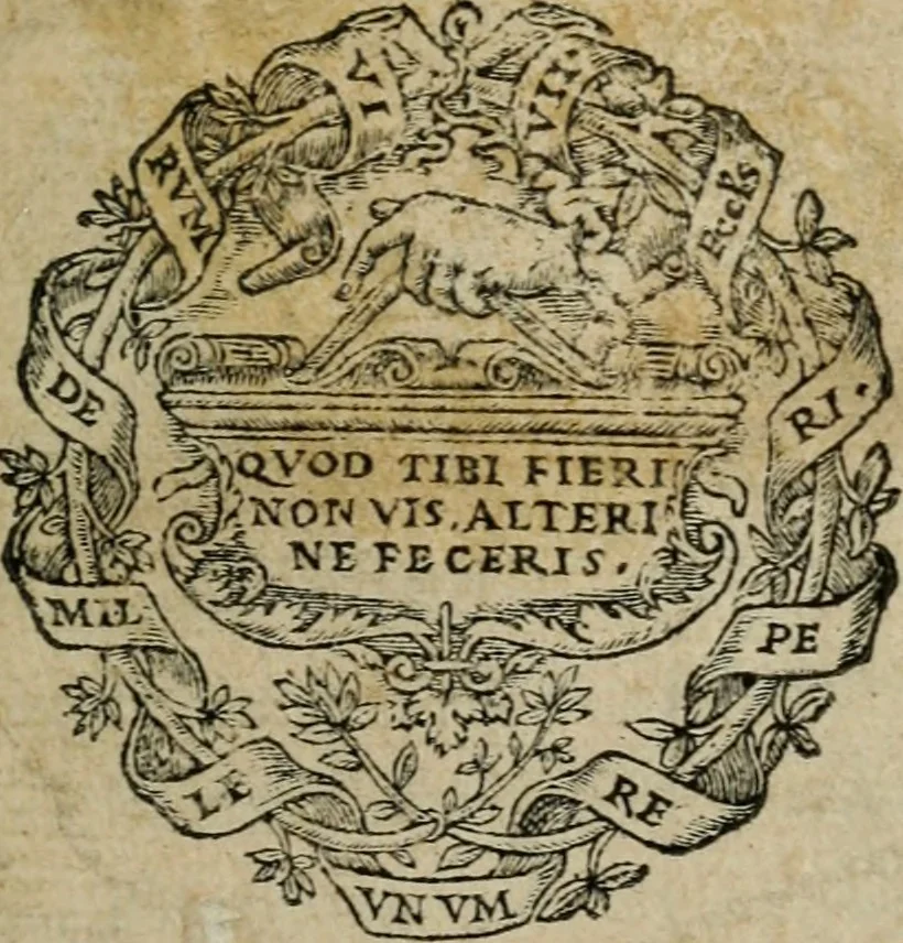An illustration from Recveil des oevvres, 1544, leaf 6