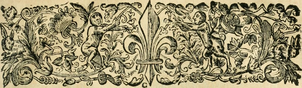 An illustration from Recveil des privilèges, avthoritez, povvoirs, franchises, & exemptions des preuost des marchands, escheuins, & habitans de la ville de Lyon. Auec les arrests de verification d'iceux, 1649, leaf 46