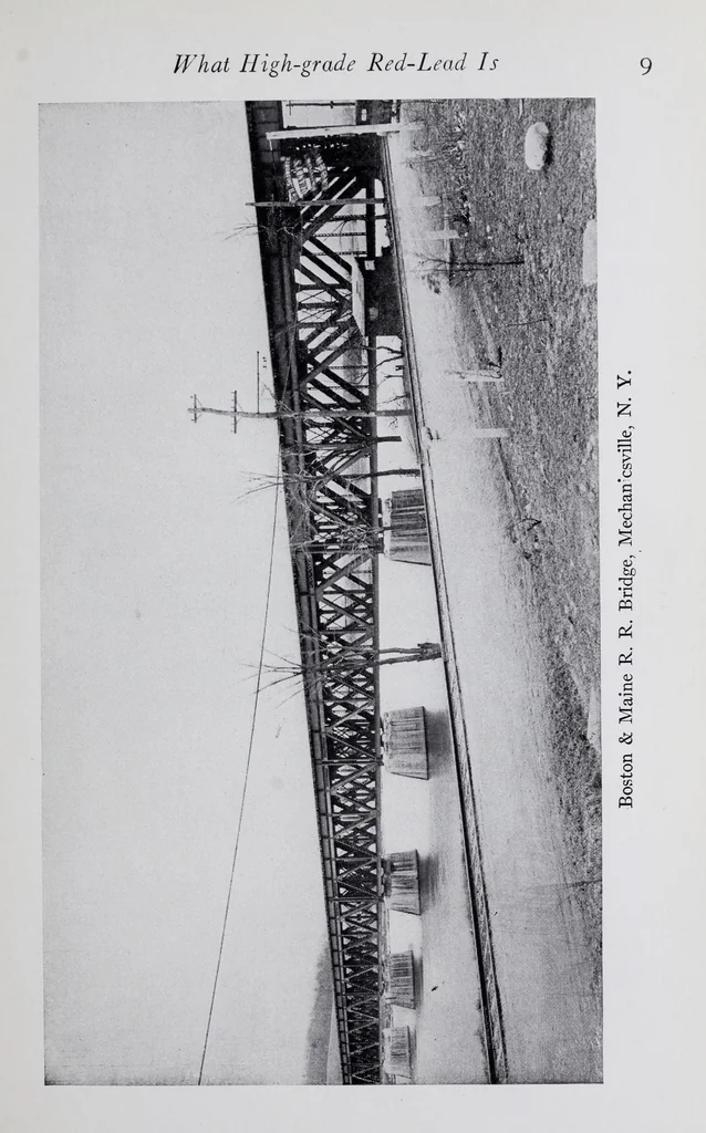An illustration from Red-lead and how to use it in paint, 1920, leaf 25