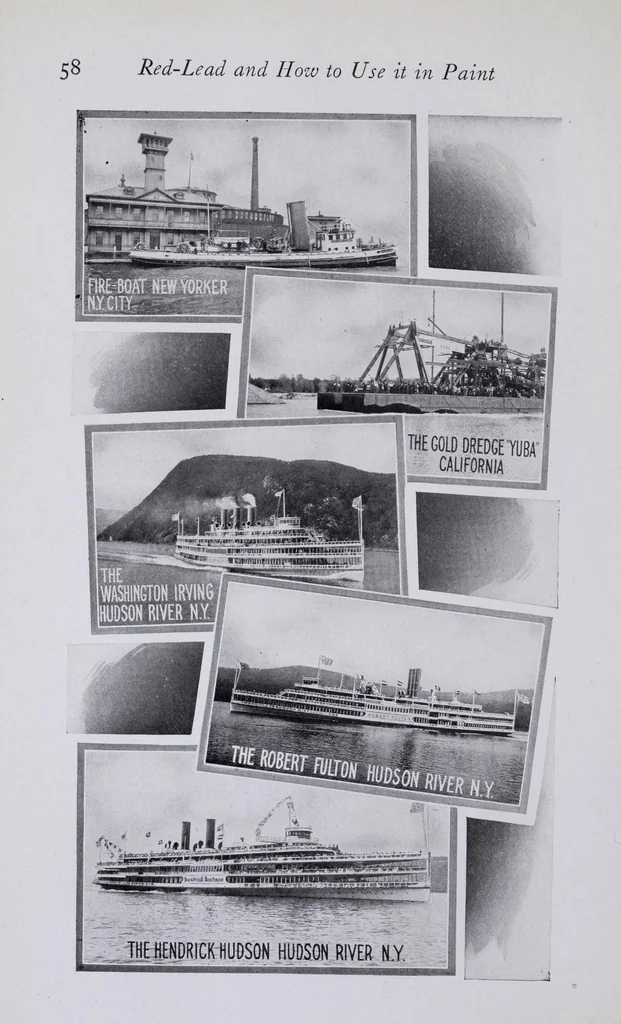 An illustration from Red-lead and how to use it in paint, 1920, leaf 74