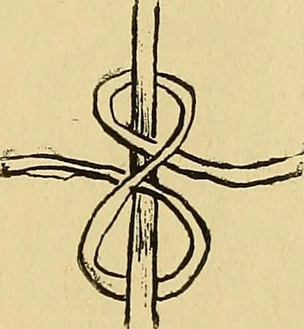 An illustration from Reed and raffia construction work in primary schools; a practical manual especially for primary-kindergarten teachers .., 1904, leaf 28