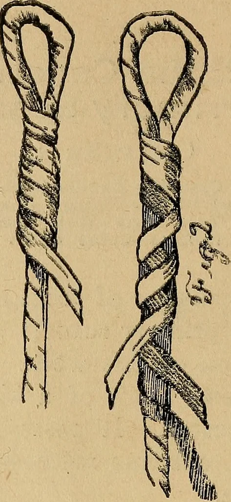An illustration from Reed and raffia construction work in primary schools; a practical manual especially for primary-kindergarten teachers .., 1904, leaf 9