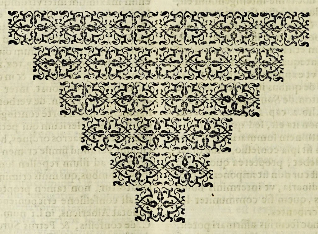 An illustration from Reflectionum canonicarum in secundum decretalium librum. : Quibus non solum difficilia iura in scholis enodantur, verùm & variae resoluuntur quaestiones, tam studiosis, quàm iudicibus & forensium causarum patronis vtiles, & necessariae; simulq[ue] additur quid in cuiusuis casus specie nuperis sit constitutionibus Pontificijs decisum; quidquè regijs schedis ordinatum ad Peruani regni ecclesiasticam, saecularemquè gubernationem. Tomus primus, D. Philippo IV. Hispaniarvm, et Indiarvm regi Catholico, ac potentissimo, ipsiusq[ue], supremo earundem Indiarum consilio. D. E C., 1633, leaf 186
