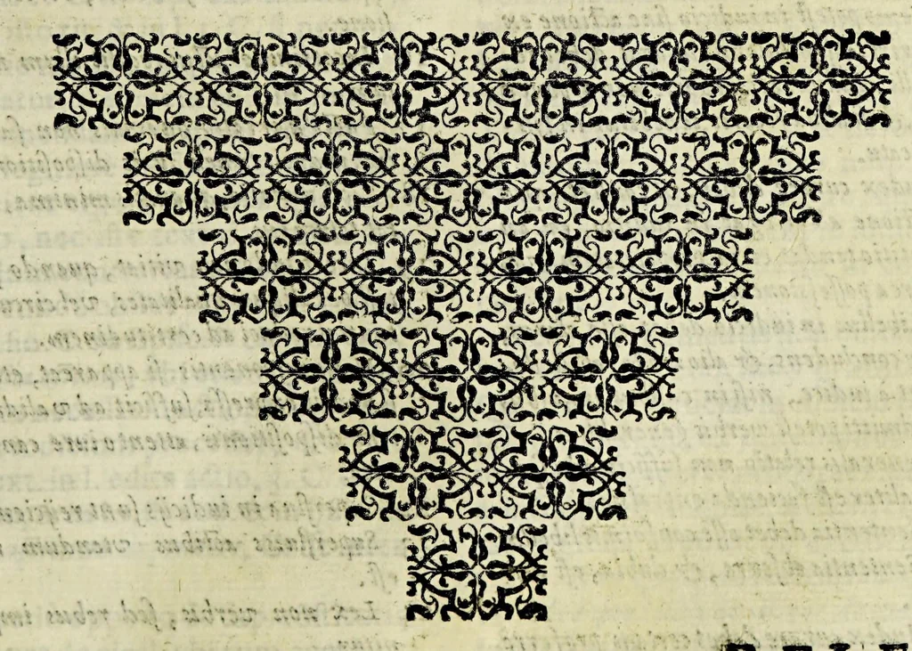 An illustration from Reflectionum canonicarum in secundum decretalium librum. : Quibus non solum difficilia iura in scholis enodantur, verùm & variae resoluuntur quaestiones, tam studiosis, quàm iudicibus & forensium causarum patronis vtiles, & necessariae; simulq[ue] additur quid in cuiusuis casus specie nuperis sit constitutionibus Pontificijs decisum; quidquè regijs schedis ordinatum ad Peruani regni ecclesiasticam, saecularemquè gubernationem. Tomus primus, D. Philippo IV. Hispaniarvm, et Indiarvm regi Catholico, ac potentissimo, ipsiusq[ue], supremo earundem Indiarum consilio. D. E C., 1633, leaf 239