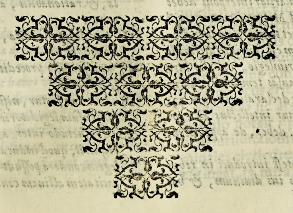 An illustration from Reflectionum canonicarum in secundum decretalium librum. : Quibus non solum difficilia iura in scholis enodantur, verùm & variae resoluuntur quaestiones, tam studiosis, quàm iudicibus & forensium causarum patronis vtiles, & necessariae; simulq[ue] additur quid in cuiusuis casus specie nuperis sit constitutionibus Pontificijs decisum; quidquè regijs schedis ordinatum ad Peruani regni ecclesiasticam, saecularemquè gubernationem. Tomus primus, D. Philippo IV. Hispaniarvm, et Indiarvm regi Catholico, ac potentissimo, ipsiusq[ue], supremo earundem Indiarum consilio. D. E C., 1633, leaf 271