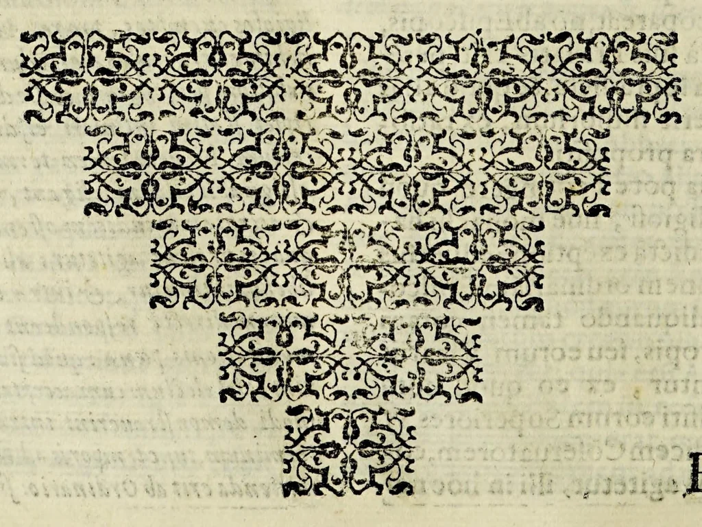 An illustration from Reflectionum canonicarum in secundum decretalium librum. : Quibus non solum difficilia iura in scholis enodantur, verùm & variae resoluuntur quaestiones, tam studiosis, quàm iudicibus & forensium causarum patronis vtiles, & necessariae; simulq[ue] additur quid in cuiusuis casus specie nuperis sit constitutionibus Pontificijs decisum; quidquè regijs schedis ordinatum ad Peruani regni ecclesiasticam, saecularemquè gubernationem. Tomus primus, D. Philippo IV. Hispaniarvm, et Indiarvm regi Catholico, ac potentissimo, ipsiusq[ue], supremo earundem Indiarum consilio. D. E C., 1633, leaf 292