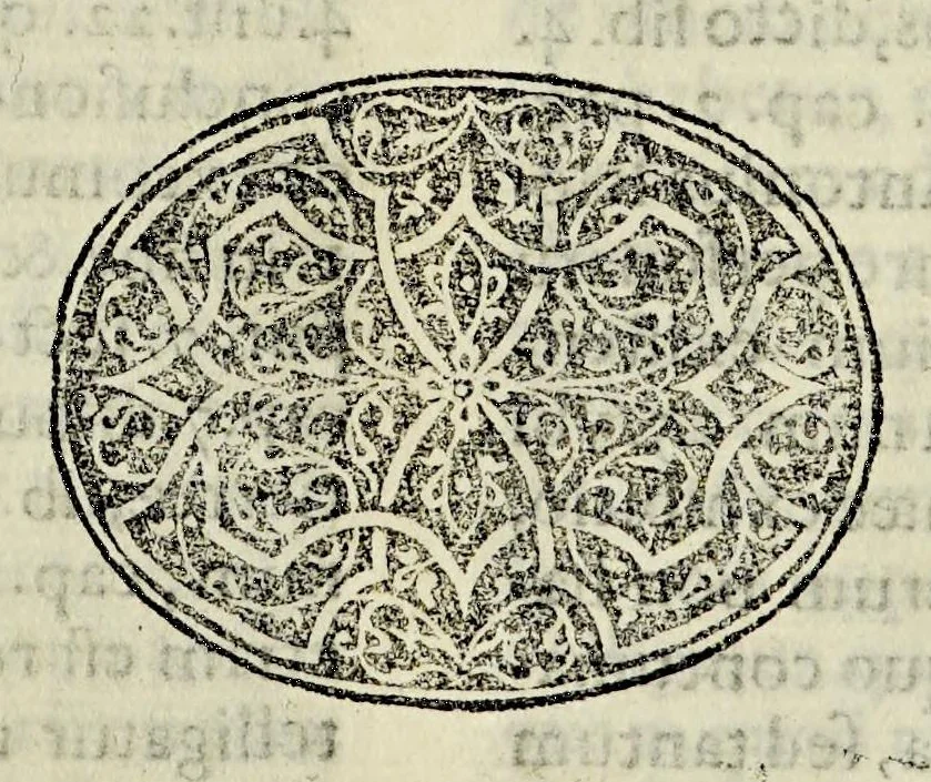 An illustration from Reflectionum canonicarum in secundum decretalium librum. : Quibus non solum difficilia iura in scholis enodantur, verùm & variae resoluuntur quaestiones, tam studiosis, quàm iudicibus & forensium causarum patronis vtiles, & necessariae; simulq[ue] additur quid in cuiusuis casus specie nuperis sit constitutionibus Pontificijs decisum; quidquè regijs schedis ordinatum ad Peruani regni ecclesiasticam, saecularemquè gubernationem. Tomus primus, D. Philippo IV. Hispaniarvm, et Indiarvm regi Catholico, ac potentissimo, ipsiusq[ue], supremo earundem Indiarum consilio. D. E C., 1633, leaf 76