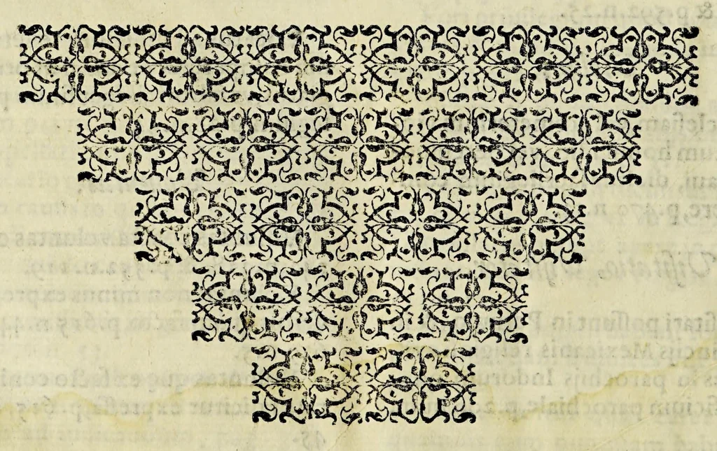 An illustration from Reflectionum canonicarum in secundum decretalium librum. : Quibus non solum difficilia iura in scholis enodantur, verùm & variae resoluuntur quaestiones, tam studiosis, quàm iudicibus & forensium causarum patronis vtiles, & necessariae; simulq[ue] additur quid in cuiusuis casus specie nuperis sit constitutionibus Pontificijs decisum; quidquè regijs schedis ordinatum ad Peruani regni ecclesiasticam, saecularemquè gubernationem. Tomus primus, D. Philippo IV. Hispaniarvm, et Indiarvm regi Catholico, ac potentissimo, ipsiusq[ue], supremo earundem Indiarum consilio. D. E C., 1633, leaf 814