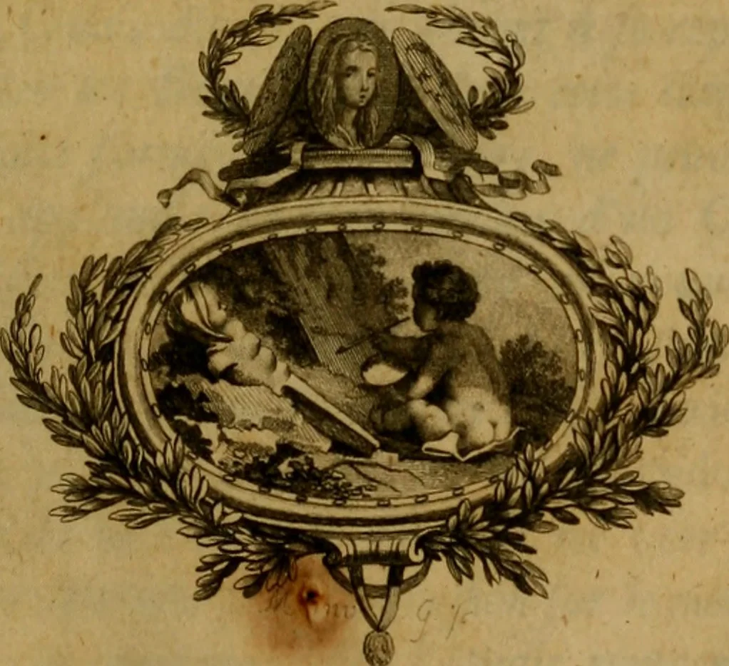 An illustration from Réflexions sur la peinture, 1775, leaf 4