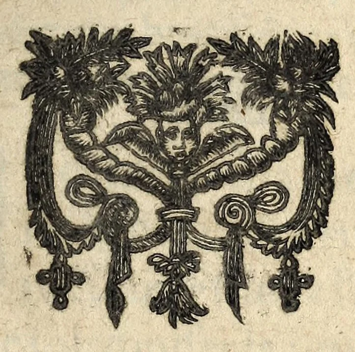 An illustration from Refvtation d'vn libelle diffamatoire intitvle ́l'Auarice des Iesuites :opuscule consacré à la memoire du bien-heureux P. Xavier, ...., 1620, leaf 1