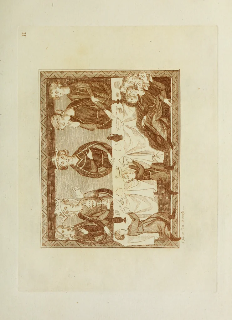An illustration from The regal and ecclesiastical antiquities of England : containing the representations of all the English monarchs from Edward the Confessor to Henry the Eighth : together with many of the great persons that were eminent under their several reigns : the whole carefully collected from ancient illuminated manuscripts, 1777, leaf 136
