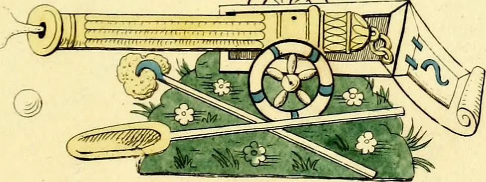 An illustration from Regal heraldry; the armorial insignia of the Kings and Queens of England, from coeval authorities, 1821, leaf 138