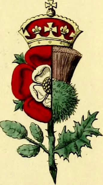 An illustration from Regal heraldry; the armorial insignia of the Kings and Queens of England, from coeval authorities, 1821, leaf 170