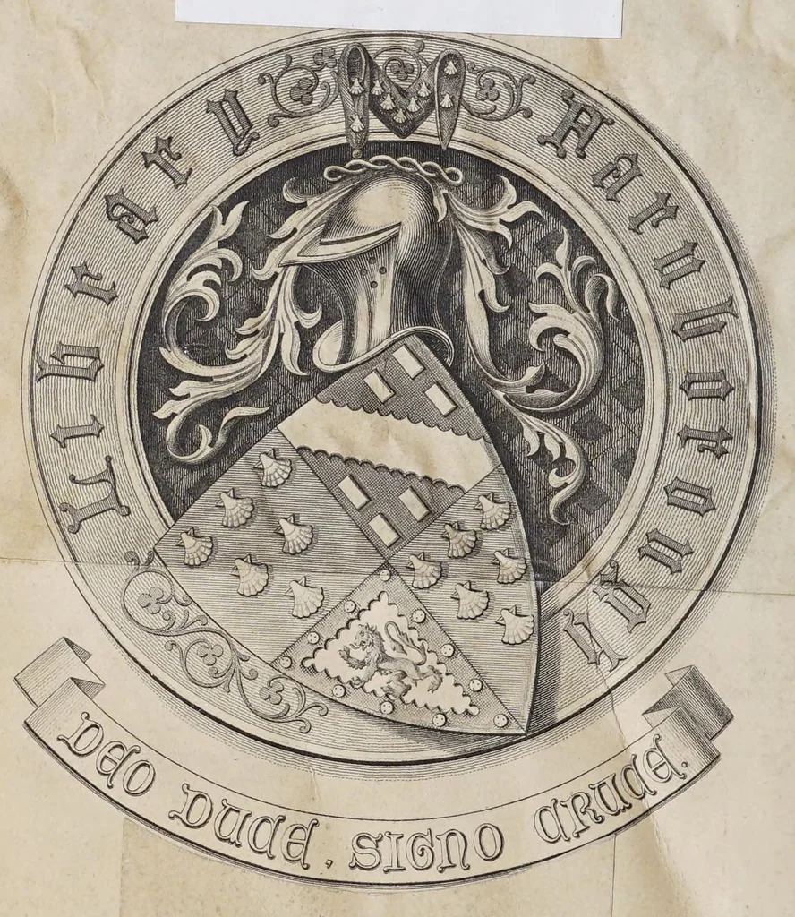 An illustration from Reges, reginae, nobiles, et alij in ecclesia collegiata B. Petri Westmonasterij sepulti, vsque ad annum reparatae salutis 1606, 1606, leaf 2