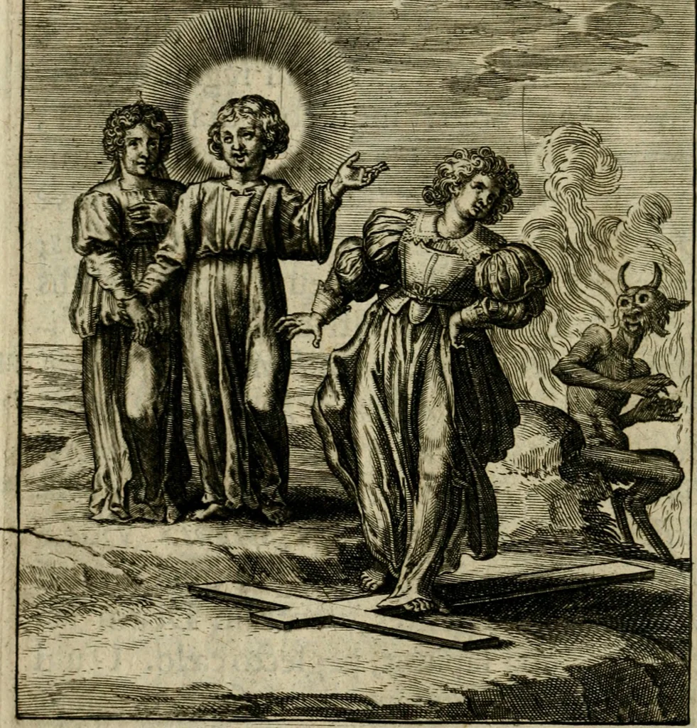 An illustration from Regia via crucis, 1635, leaf 113