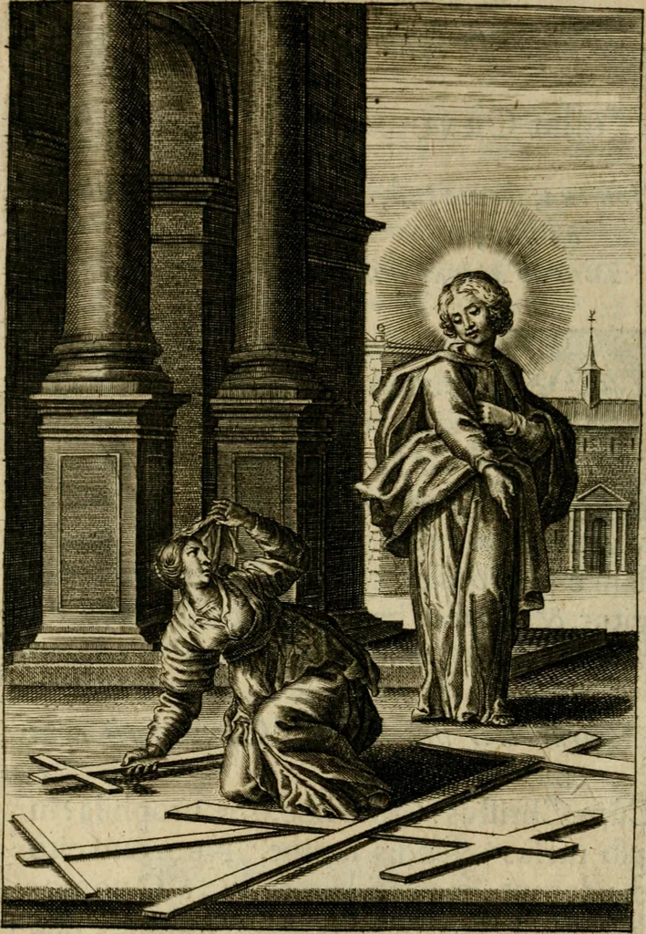 An illustration from Regia via crucis, 1635, leaf 171