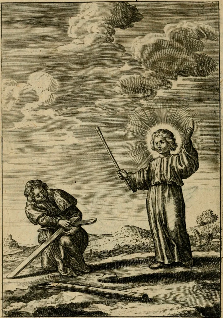 An illustration from Regia via crucis, 1635, leaf 219