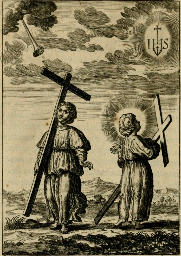 An illustration from Regia via crucis, 1635, leaf 229