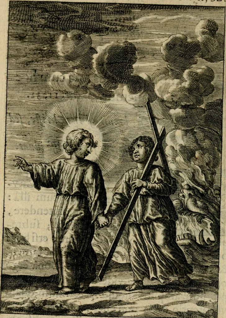 An illustration from Regia via crucis, 1635, leaf 239